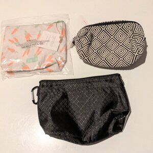Thirty-One Gifts 31 Three Small Pouches NEW